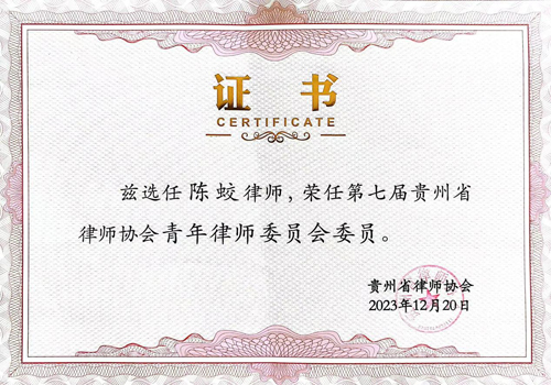 陈蛟-贵阳企业法律顾问律师照片展示