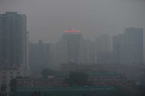 北京雾霾持续 空气质量持续转差