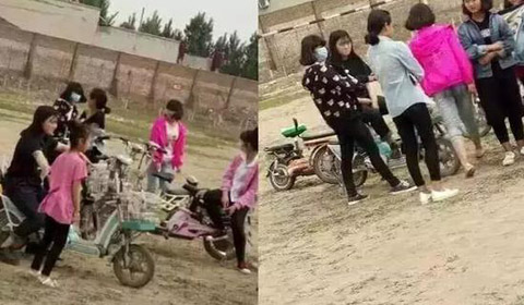 女孩校园内被逼下跪脱衣 围观者的冷漠让人心寒。