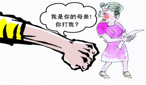 打母男子被释放:不是真打但方式不对