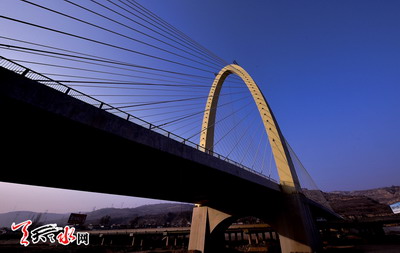 天水市秦州区山水一号大桥主体完工
