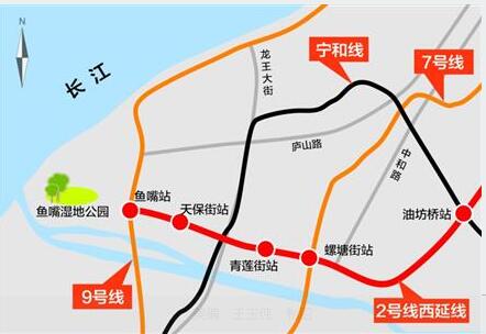地铁2号线西延站点确定 设4站,2个可换乘7号,9号线