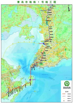 青岛地铁1号线,13号线,6号线近日都有新进展