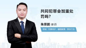 共同犯罪會(huì)加重處罰嗎?