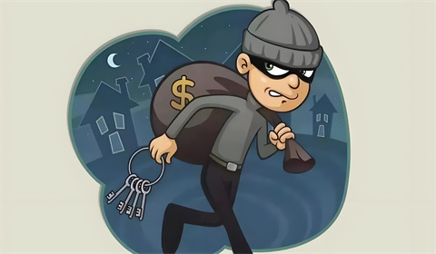 小偷尾随女子盗窃手机,同伙怒瞪威胁目击者