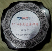 奖牌：瀛和律师机构优秀律师