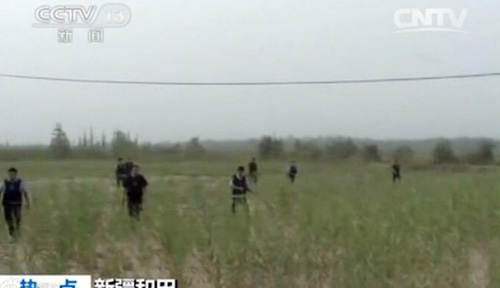 新疆和田击毙9名暴恐分子现场曝光