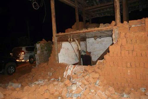 云南普洱市景谷县发生6.6级地震