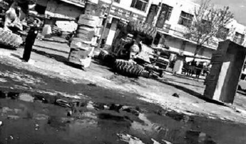 河北铲车混战被曝涉枪案:司机中弹 