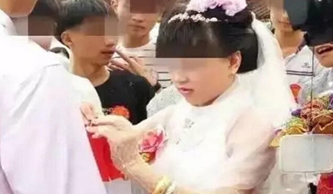 广东一对中学生举行婚礼 法律：这是一桩无效婚姻