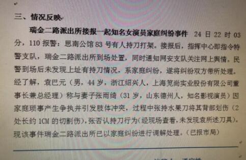 曝张雨绮与丈夫争执持刀打架 反家暴法如何规定？