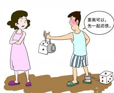 一方赌博所借的债务由谁承担?