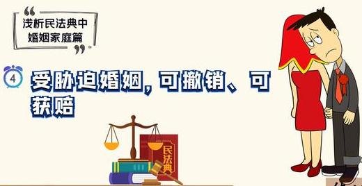法定胁迫式的婚姻有哪些？法院关于胁迫式的婚姻怎么判定？