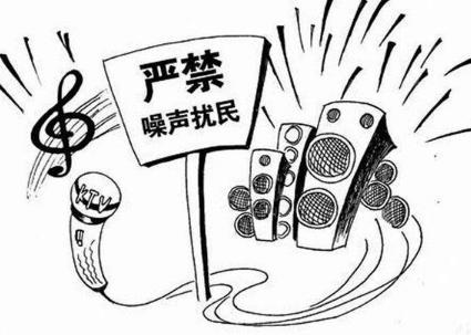 噪声污染简笔画图片