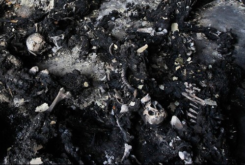 利比亚一仓库发现50具焦尸