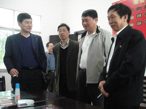 省司法厅社区矫正处万保平处长一行莅临抚州指导社区