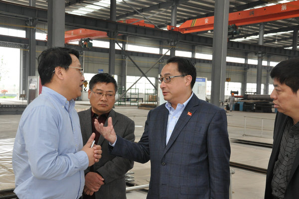 王为明到市开发区部分企业调研,市开发区党工委书记,管委会主任牛传勇