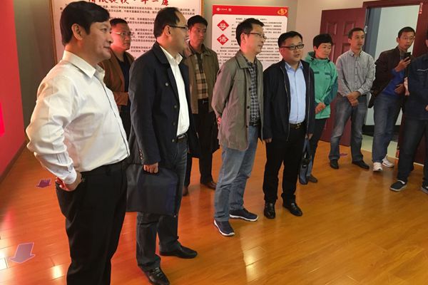 阜阳市纪委一行来宁国考察廉政文化建设工作