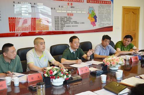 省公安厅党委委员厅长助理李国如莅临市局开展实地调研工作