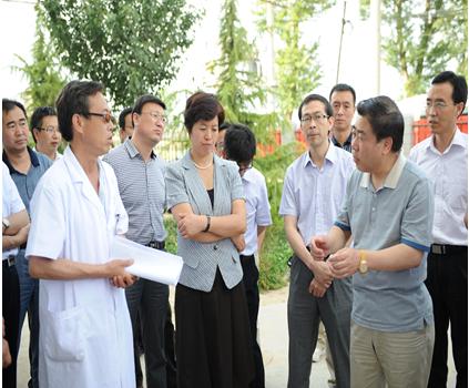 刘桂芳副市长在宁建国局长等陪同下赴麟游调研卫生工作